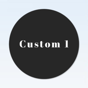 Etiquetas Nombre personalizado con estilo u otro texto Bla