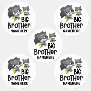 Etiquetas Nombre personalizado del gato del superhéroe del G