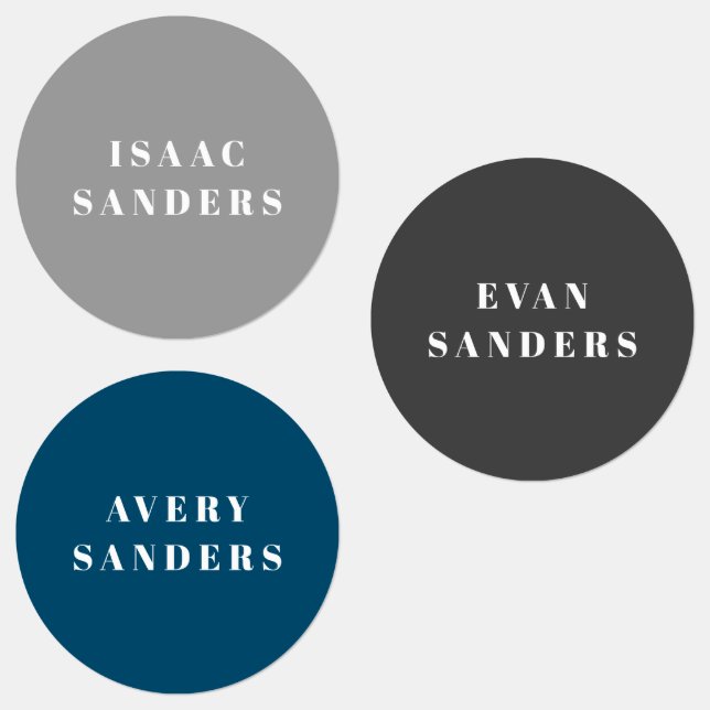 Etiquetas Nombre resistente al arcoiris del Boho simple (Grupo)