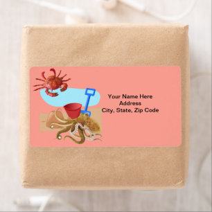 Etiquetas Octopus Beach Crab