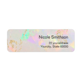 etiquetas opales blancas