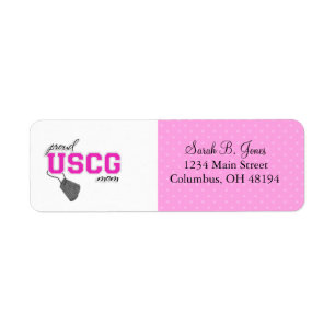 Etiquetas orgullosas del remite de la mamá de USC