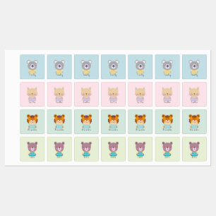 Etiquetas Oso de Koala, gato, oso, tigre