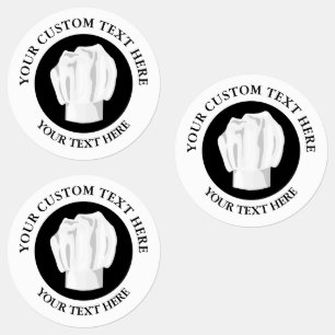 Etiquetas Panadería Chef Personalizado Gorra de texto Icono