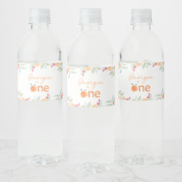 Etiquetas para Botellas de Agua del 1er Cumpleaños