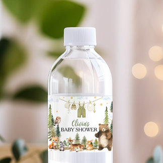 Etiquetas para Botellas de Agua para Baby Shower d