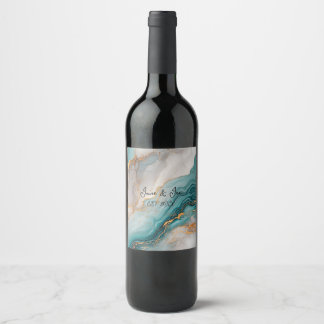 Etiquetas para botellas de boda
