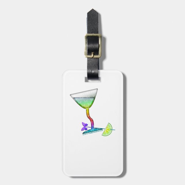 ETIQUETAS PARA EQUIPAJE - MARTINI MARIPOSA (Frente Vertical)