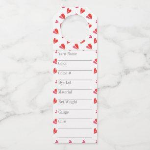 ETIQUETAS PARA HILO MINI CORAZONES DE 2,25" x 7" D
