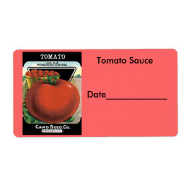 Etiquetas para la preparación de salsas de tomate/