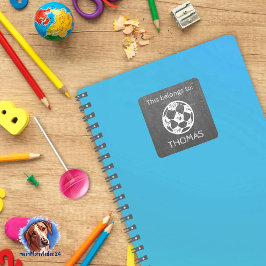 Etiquetas para niños - futbolín | resistente al ag