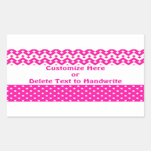 Etiquetas para Personalizar, patrón geométrico ros