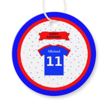 11 años gracias estrellas del deporte azul rojo