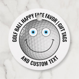 Etiquetas Para Recuerdos 12 Personalizado Fiesta de golf AZUL OJOS Feliz Re