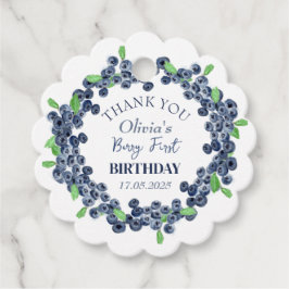 Etiquetas Para Recuerdos 1.ª fiesta de cumpleaños: Beberry Blueberry Baby G