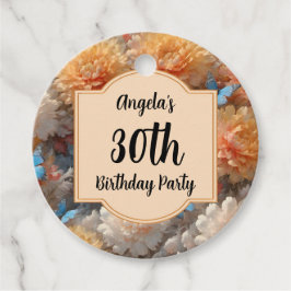 Etiquetas Para Recuerdos 30.º Fiesta de cumpleaños