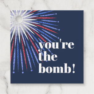 Etiquetas Para Recuerdos 4 de julio eres la cookie de fuegos artificiales o