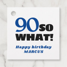 Etiquetas Para Recuerdos 90 Así que qué tipografía positiva feliz cumpleaño