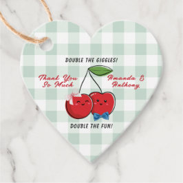 Etiquetas Para Recuerdos A Boy and Girl Twins Baby 