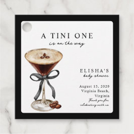 Etiquetas Para Recuerdos A Tini One Is on the Way Baby Shower