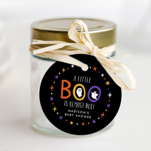 Etiquetas Para Recuerdos A un pequeño bote casi se le debe Baby Shower