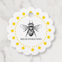 Abeja En El Negocio Del Círculo Dorado