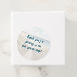 Etiquetas Para Recuerdos Acuarela Costa de Nueva Inglaterra Boda Gracias