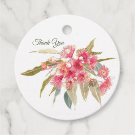 Etiquetas Para Recuerdos Acuarela Rosa Floral Gracias