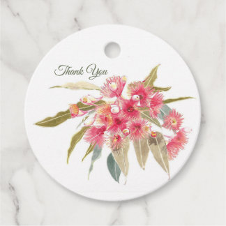 Etiquetas Para Recuerdos Acuarela Rosa Floral Gracias