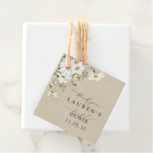 Etiquetas Para Recuerdos Acuarela Rusa Daisy Bridal Shower Gracias