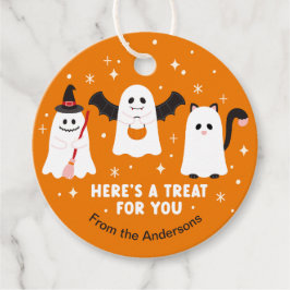 Etiquetas Para Recuerdos Adorable truco de Halloween o arde fantasmas