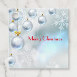 Etiquetas Para Recuerdos adornos de navidad y copos de nieve