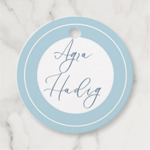 Etiquetas Para Recuerdos Agra Hadig-First Tooth blue