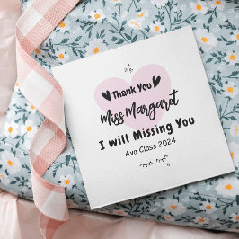 Etiquetas Para Recuerdos Agradecimiento del profesor Gracias Personalizado 