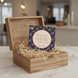 Etiquetas Para Recuerdos Agradecimiento Floral Vintage Personalizado