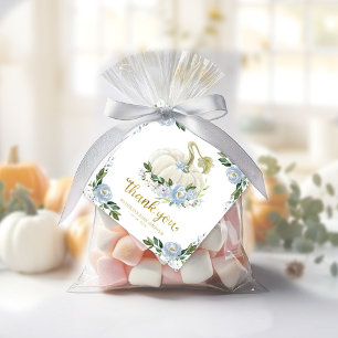 Etiquetas Para Recuerdos Agradecimiento para Baby Shower de Otoño con Calab