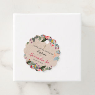 Etiquetas Para Recuerdos Alexandra Scalloped Favor Tag