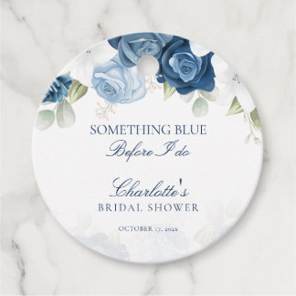Etiquetas Para Recuerdos Algo Azul Antes de Hacer Floral Despedida de Solte