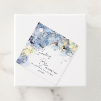 Etiquetas Para Recuerdos Algo Azul Antes De Hacer Hidrangea Ducha De Novias