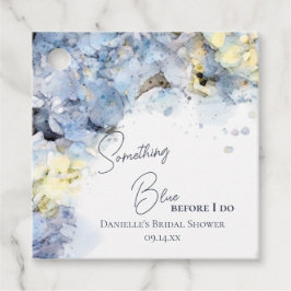 Etiquetas Para Recuerdos Algo Azul Antes De Hacer Hidrangea Ducha De Novias