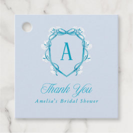 Etiquetas Para Recuerdos Algo Azul Gracias por la Despedida de Soltera Flor