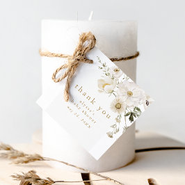 Etiquetas Para Recuerdos ALYSSA Floral Boho Flower Baby Shower Gracias