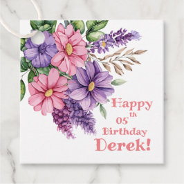 Etiquetas Para Recuerdos Amante de las flores