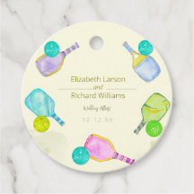 Amante del Deporte Acuarela Boda con Tema de Pickl