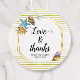 Etiquetas Para Recuerdos Amor y gracias marejadas acuáticas boda playa