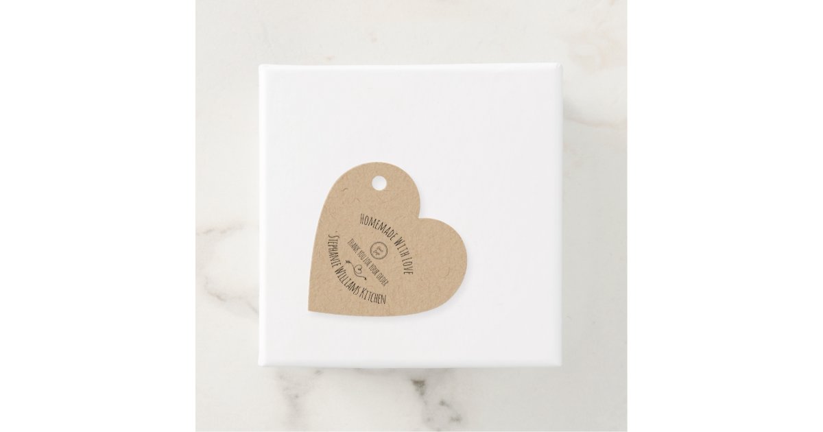 hecho con logotipo de amor