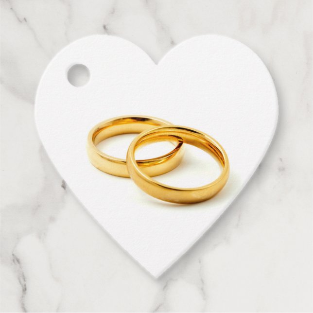 Etiquetas Para Recuerdos anillos bodas (Anverso)