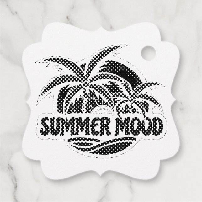 Etiquetas Para Recuerdos Ánimo de verano (Reverso)