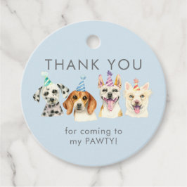 Etiquetas Para Recuerdos Aniversario de la acuarela de los perros con trapo