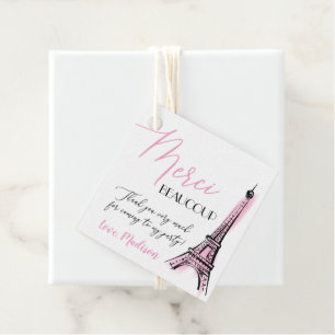Etiquetas Para Recuerdos Aniversario de la Torre Eifel de París